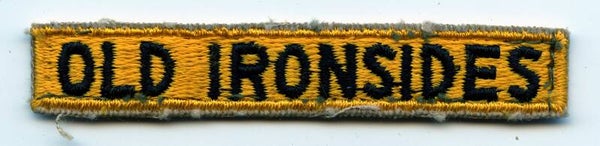 WW2 1st Armored Division Old Ironsides Tab