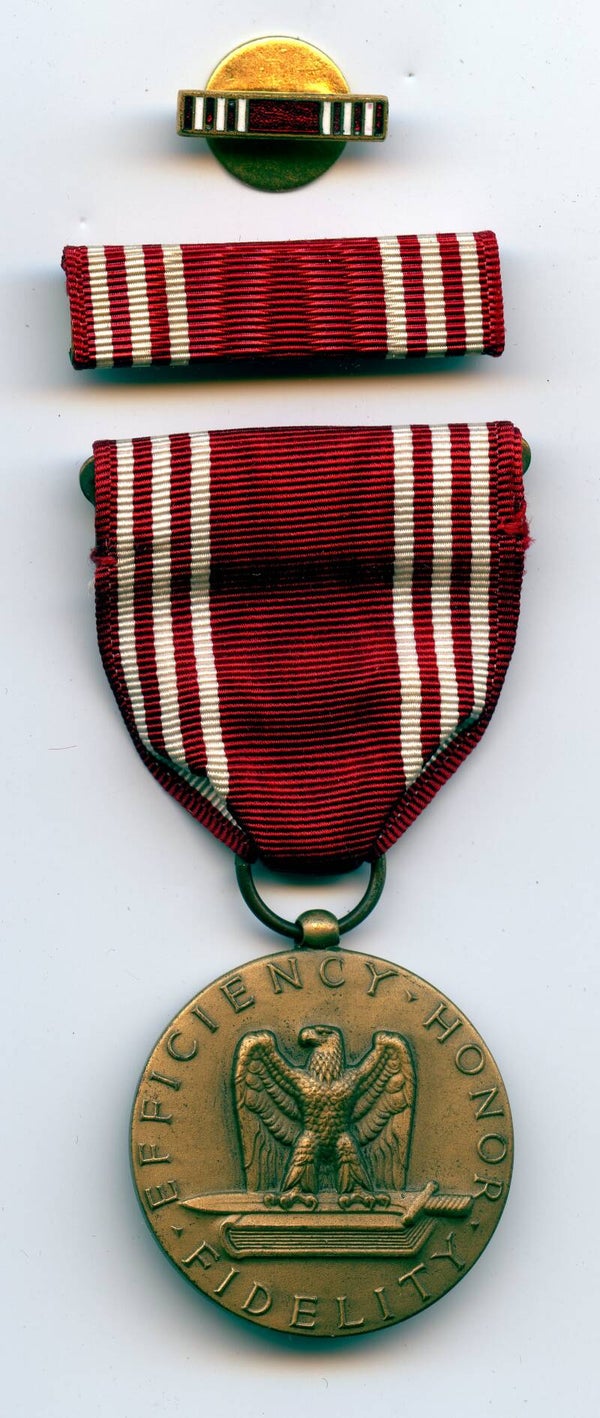 WW2 Named Good Conduct Medal