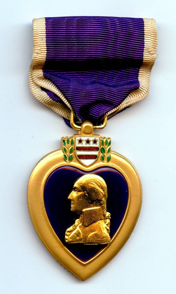 WW2 Numbered Purple Heart Medal 1942 (Rex Products Co.)
