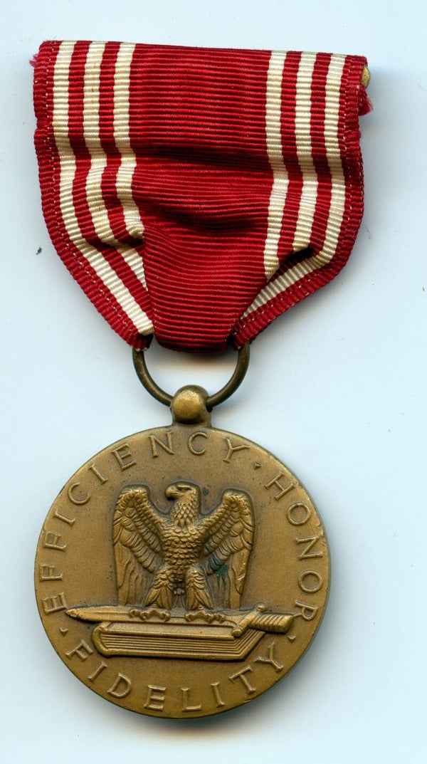 WW2 Named Good Conduct Medal