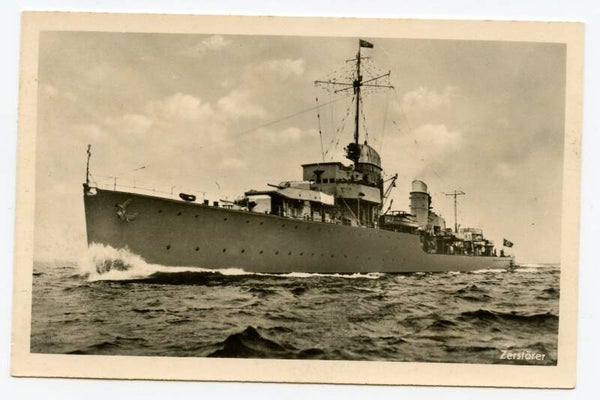 Postcard "Zerstörer"
