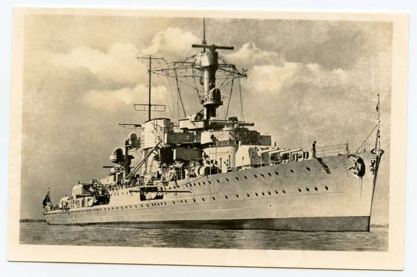 Postcard Leichter Kreuzer "Leipzig"