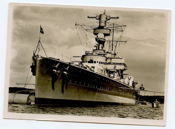 Postcard Panzerschiff "Lützow"