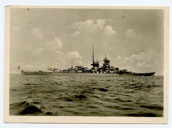 Postcard Schlachtschiff "Gneisenau"