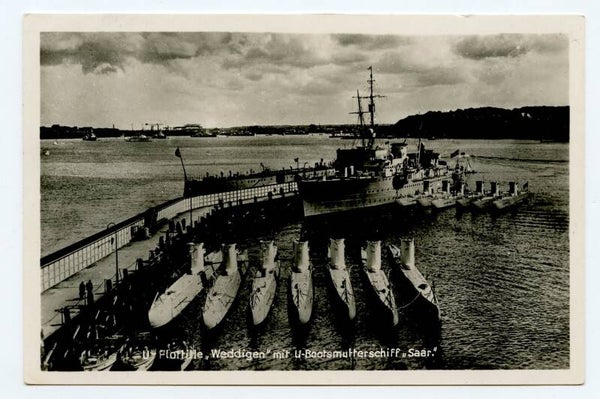 Postcard "U-Flottile Weddigen"