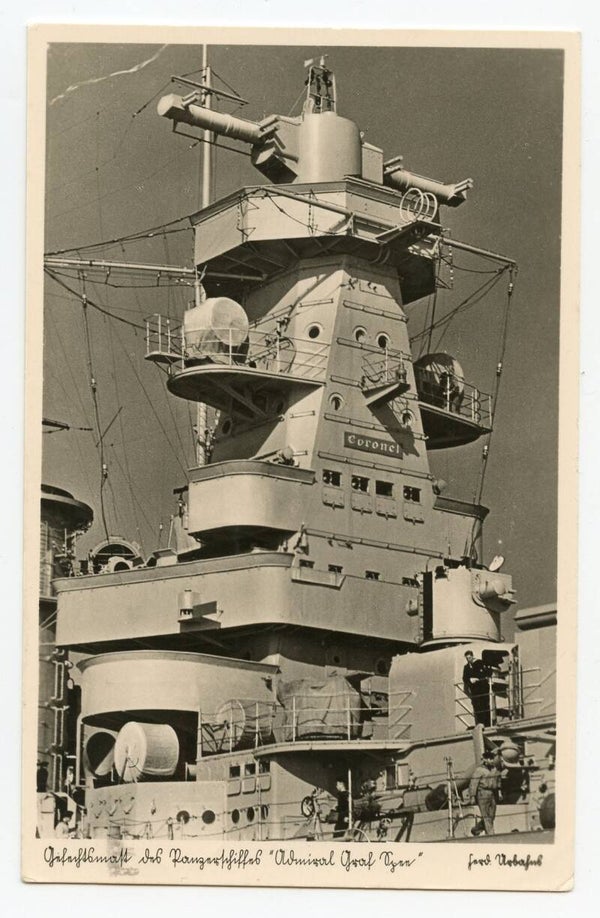 Postcard Panzerschiff "Admiral Graf Spee"
