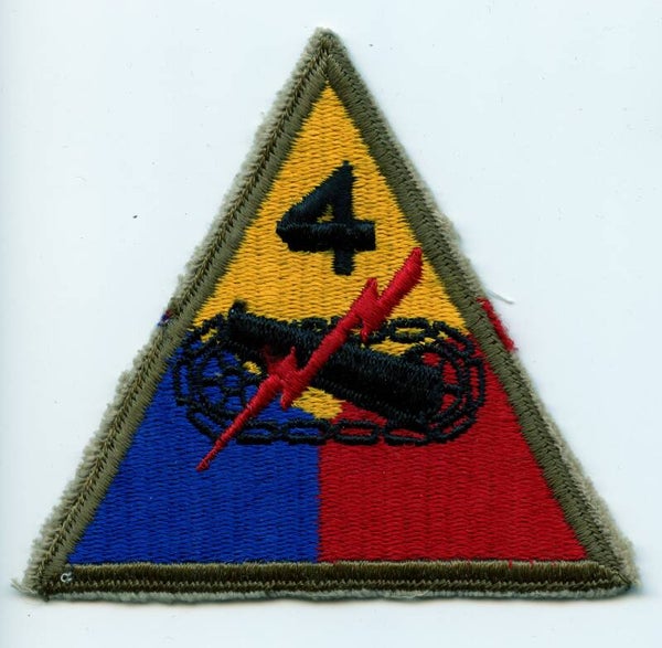 WW2 4th Armored Division Patch