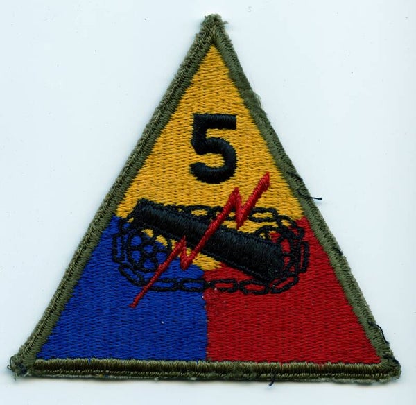 WW2 5th Armored Division Patch