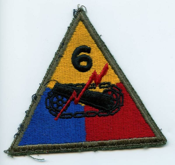WW2 6th Armored Division Patch
