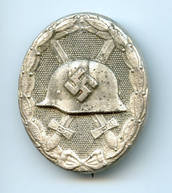 Silver Wound Badge by Steinhauer & Lück "double marked 4 & L/16"