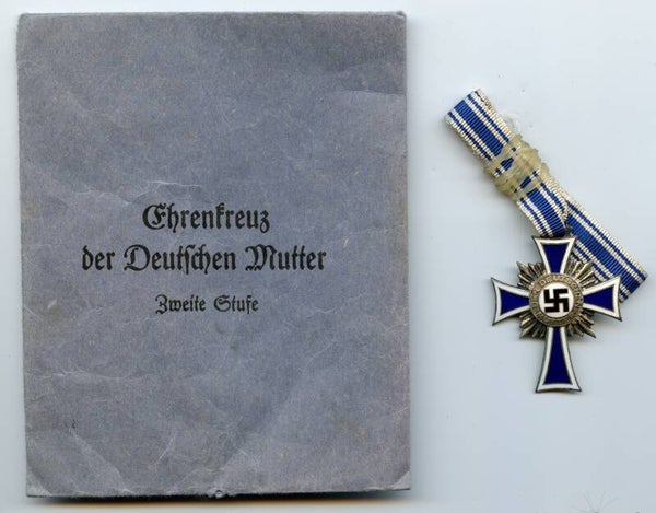 Mothers Cross in Silver with Package by Emil Ferdinand Wiedmann