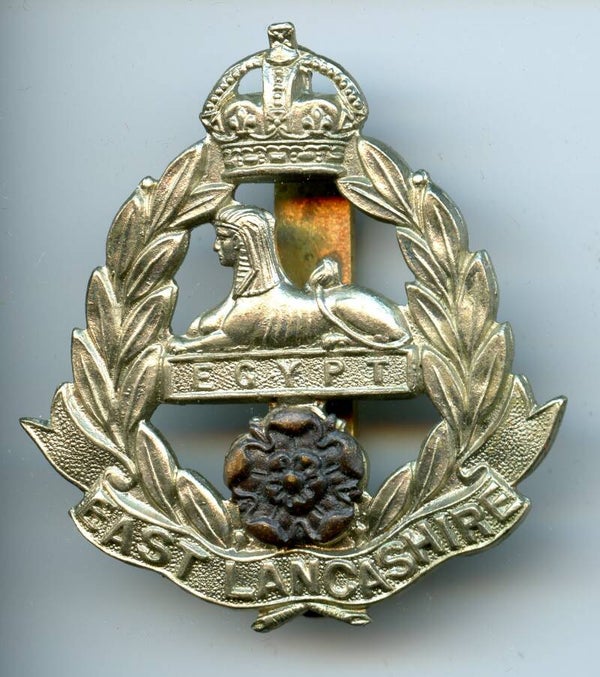 British East Lancashire Regiment Cap Badge