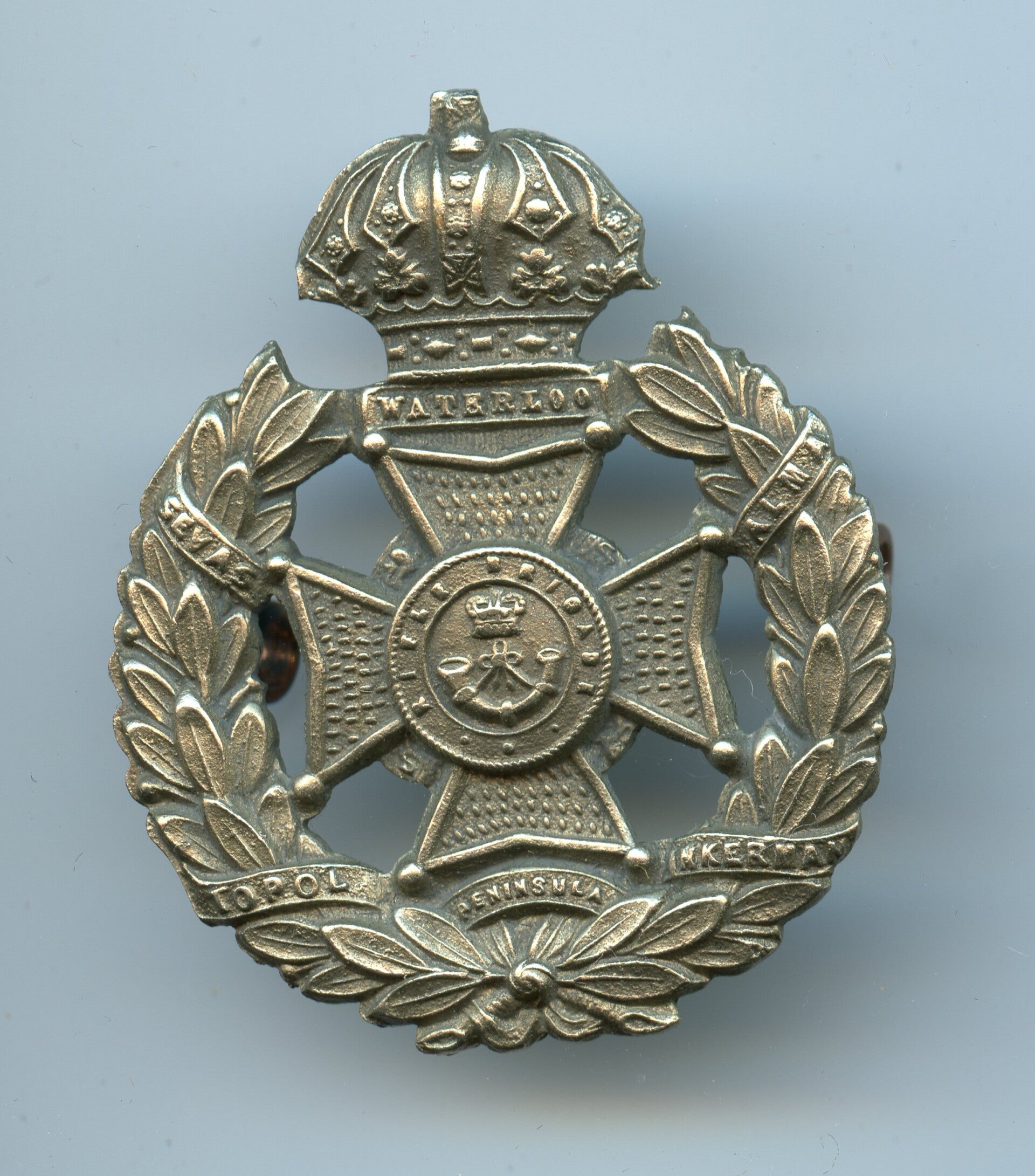 British The Rifle Brigade Cap Badge