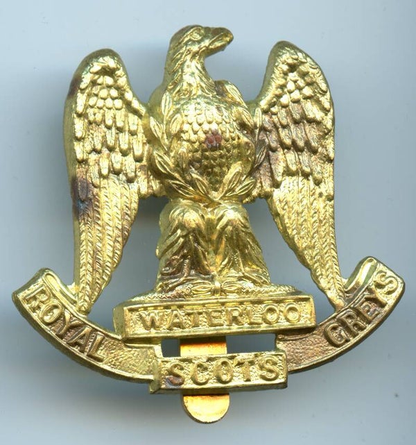 British 2nd Dragoons Royal Scots Greys Cap Badge