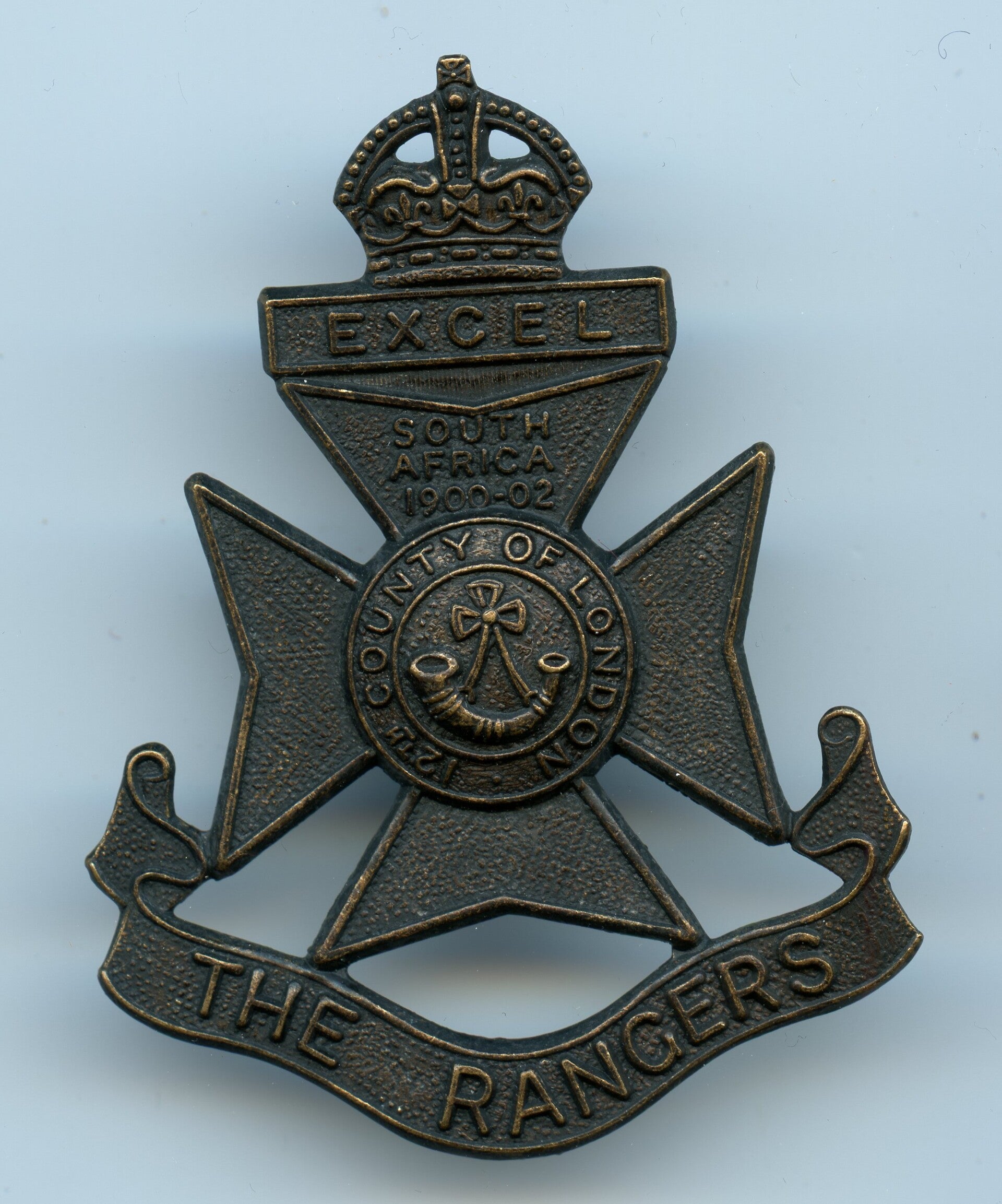 British 12th County of London (The Rangers) Cap Badge