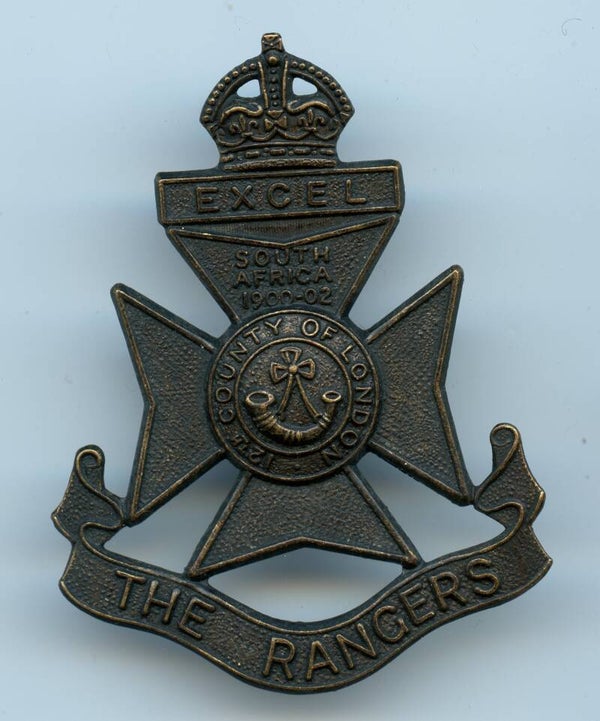 British 12th County of London (The Rangers) Cap Badge