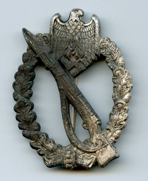 Silver Infantry Assault Badge by "GWL" Gebrüder Wegerhoff