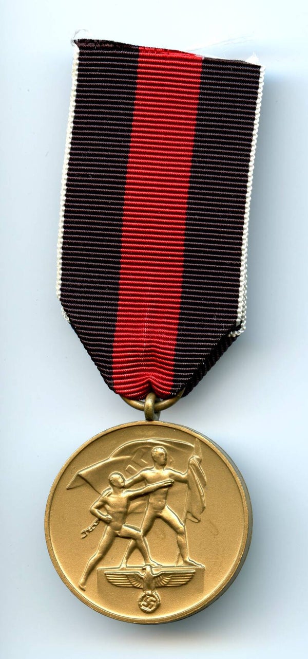 1 October 1938 Czech Annexation medal