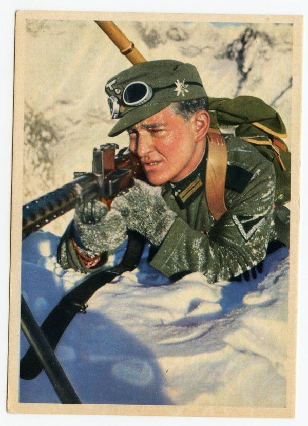 Colour Gebirgsjäger Postcard
