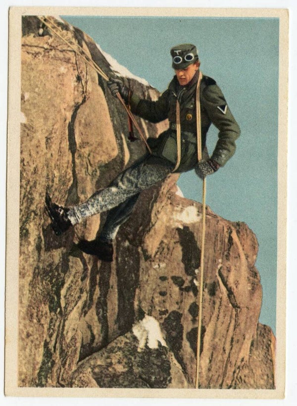 Colour Gebirgsjäger Postcard
