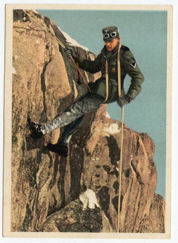 Colour Gebirgsjäger Postcard