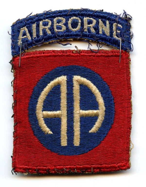 WW2 82nd Airborne Division Patch (Greenback)