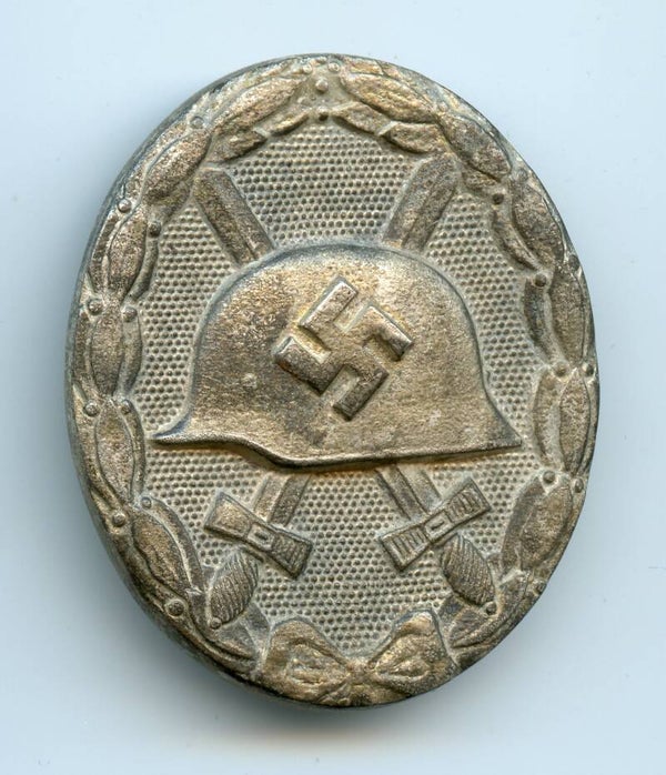 Silver Wound Badge by Wächtler & Lange "100"