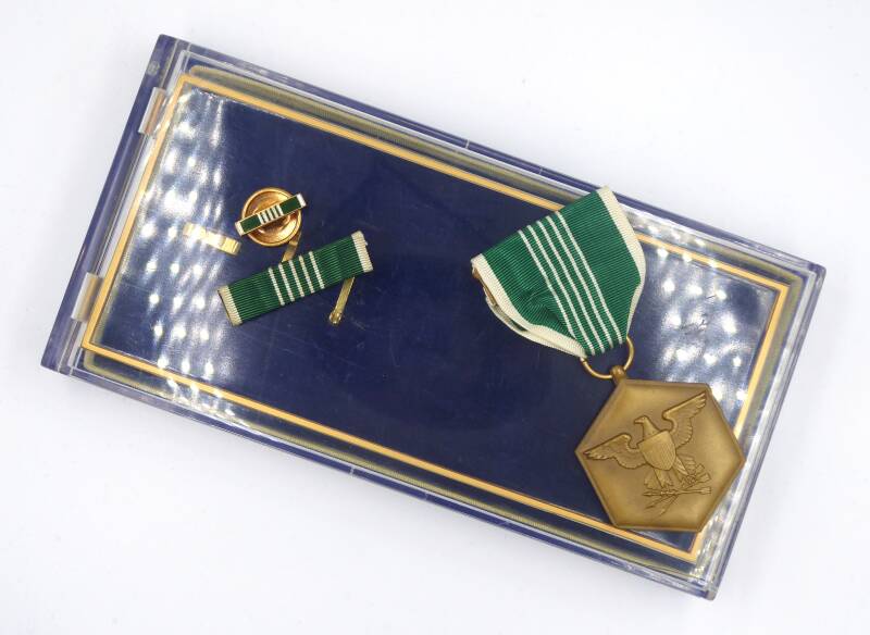 WW2/Korean War Cased & Named Army Commendation Medal (Colonel Clifton A. Boyer)