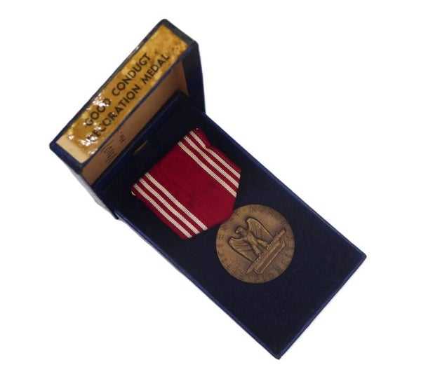 WW2 Cased Good Conduct Medal