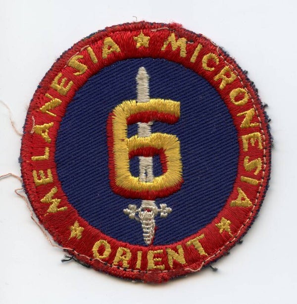 WW2 6th Marine Division Patch