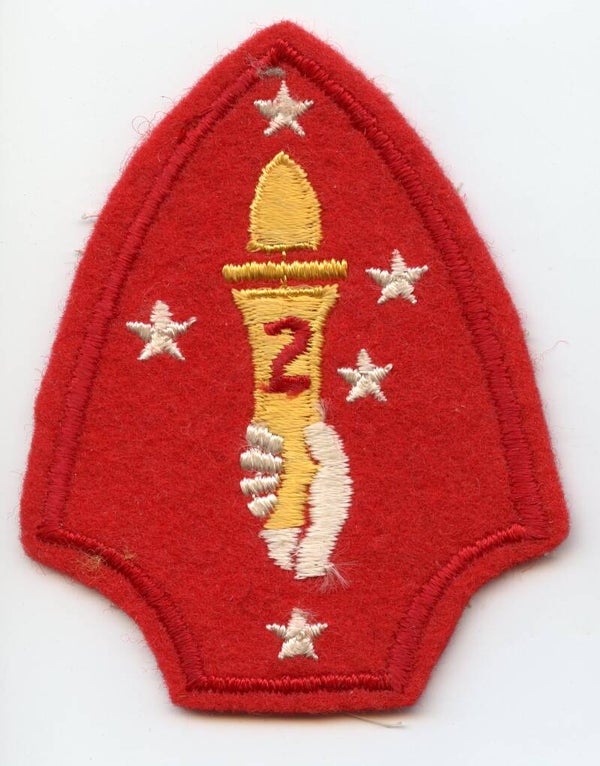 WW2 2nd Marine Division Patch
