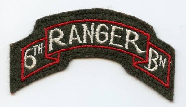 WW2 6th Ranger Battalion Scroll Patch