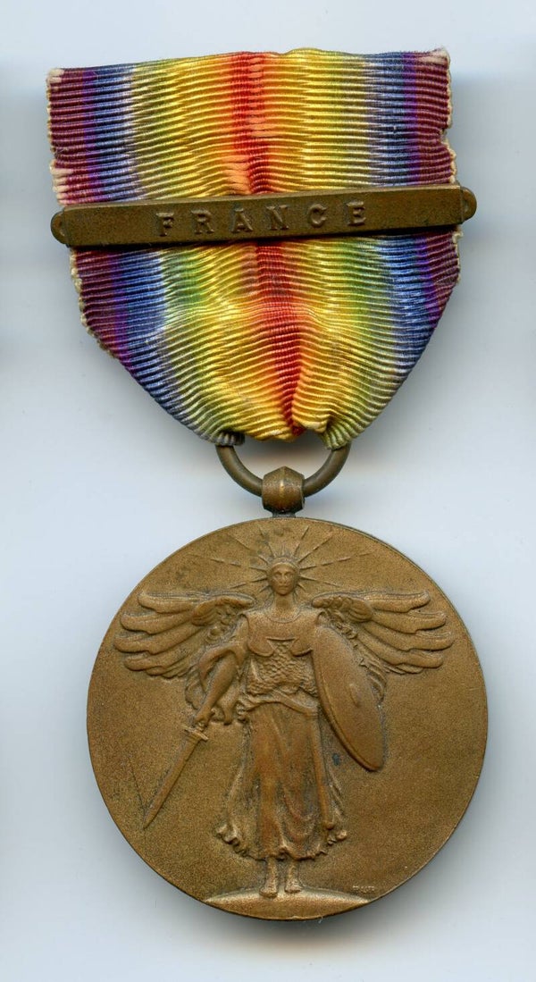 WW1 Victory Medal with "France" Bar