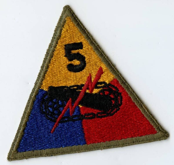 WW2 5th Armored Division Patch (Greenback)