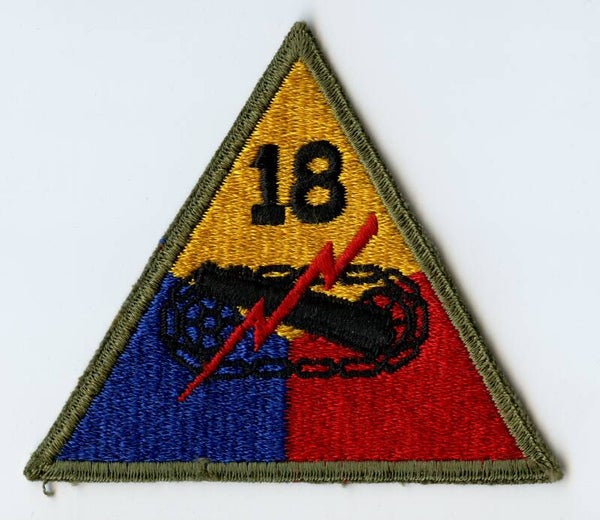 WW2 18th Armored Division Patch