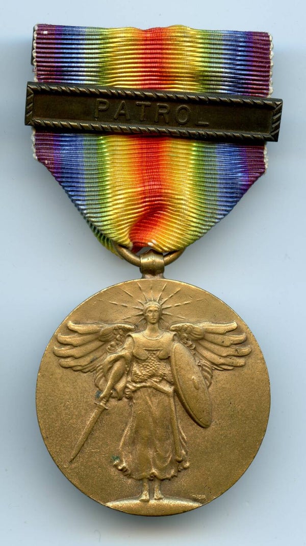 WW1 Victory Medal with "Patrol" Bar