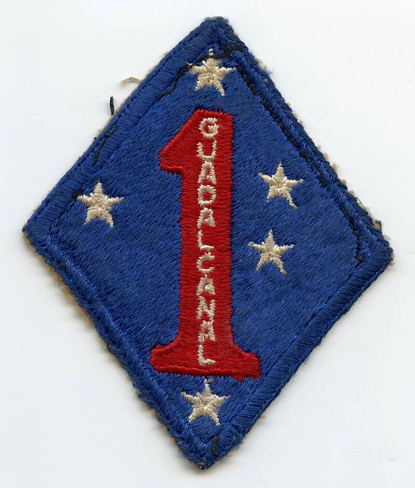 WW2 1st Marine Division Patch