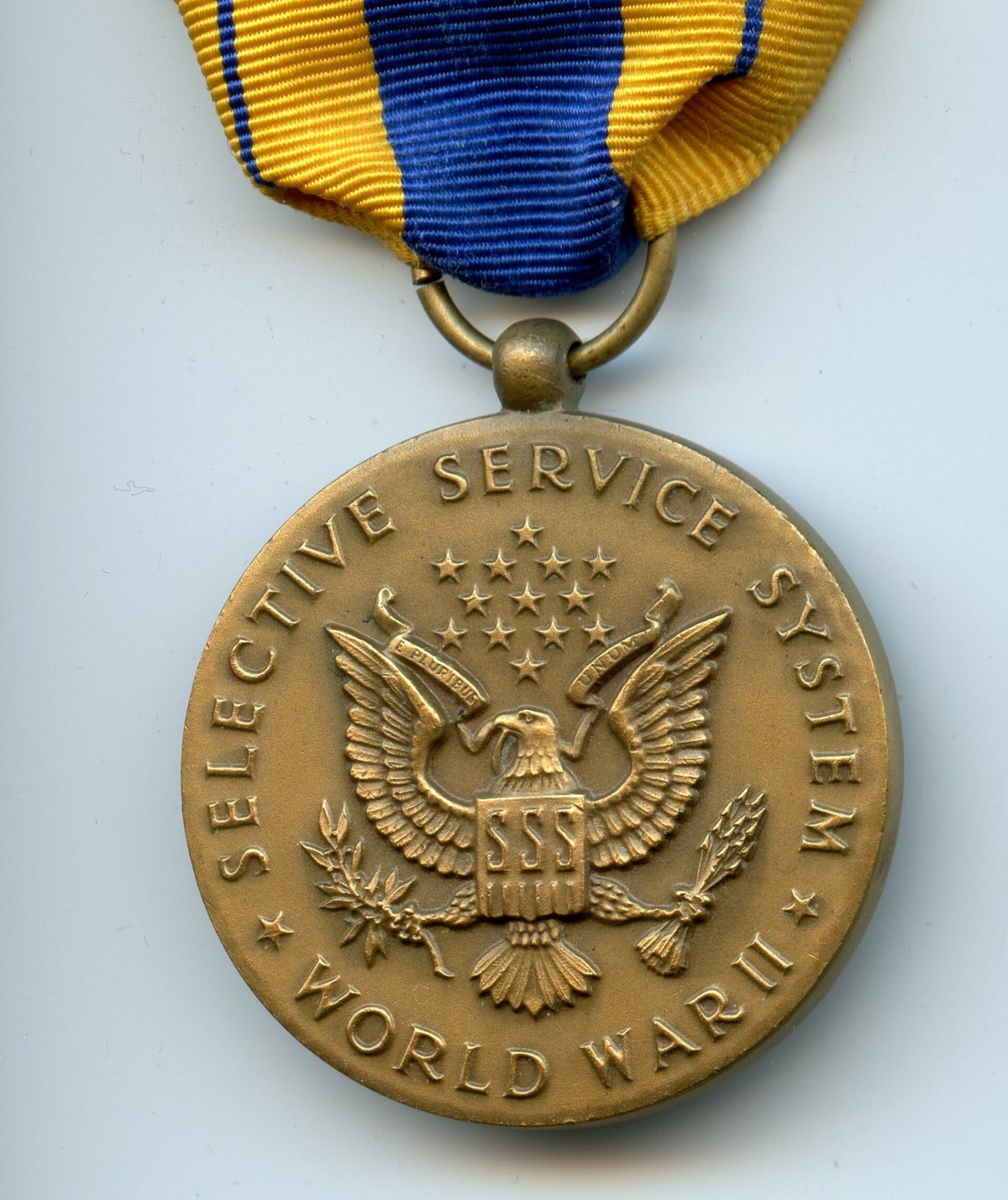 WW2 Cased Selective Service Medal | Chasing Militaria