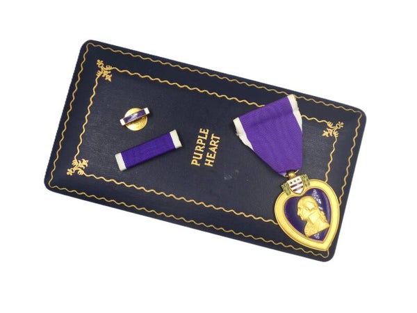 WW2 Cased Purple Heart Medal