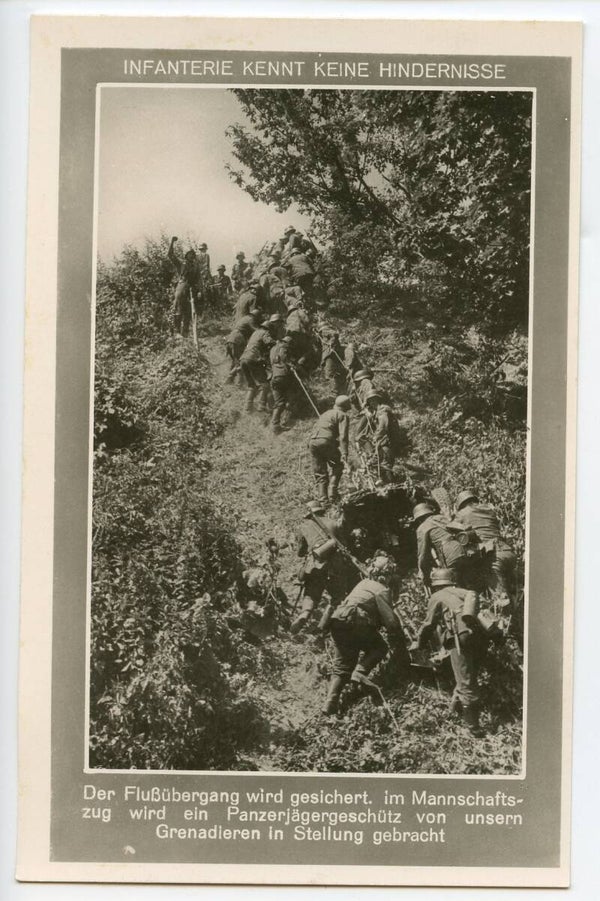 Postcard 'Infanterie Kennt Keine Hindernisse' Nr. 132