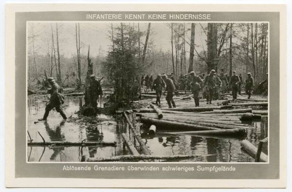 Postcard 'Infanterie Kennt Keine Hindernisse' Nr. 140