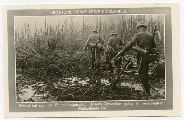Postcard 'Infanterie Kennt Keine Hindernisse' Nr. 139