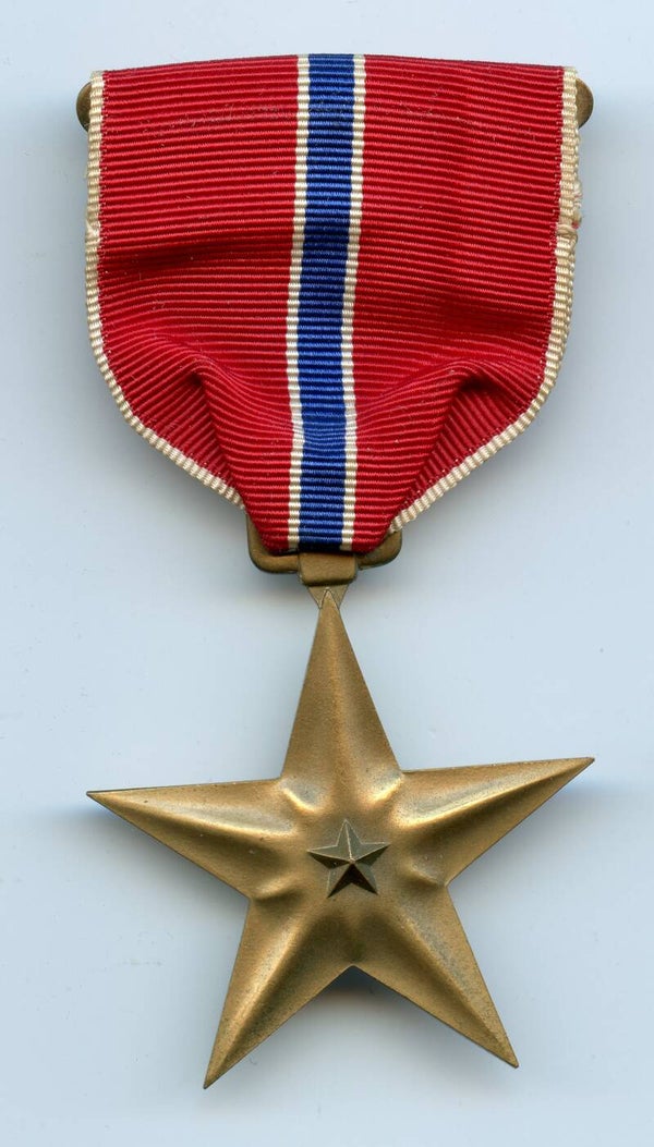 WW2 Named Bronze Star Medal