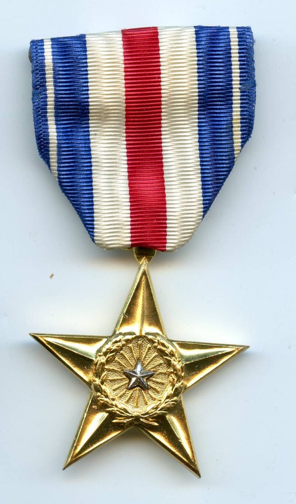 WW2 Named Silver Star Medal