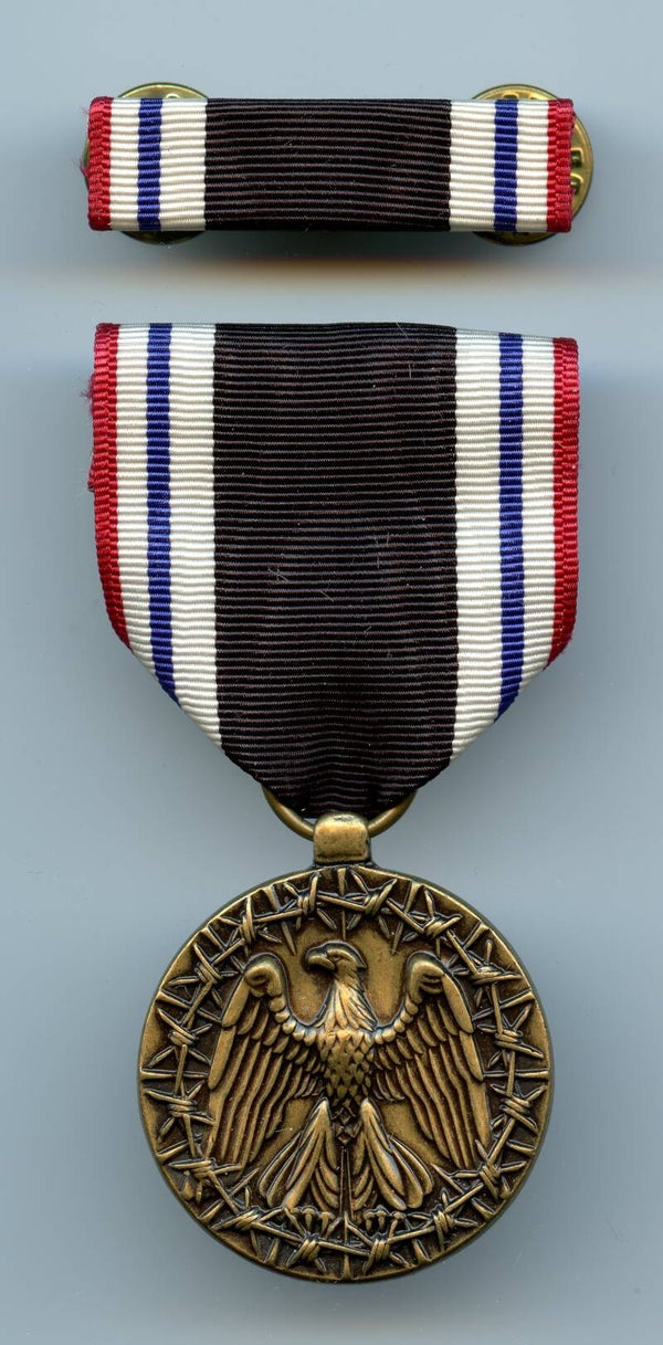 Modern Era Prisoner of War Medal & Ribbon Bar