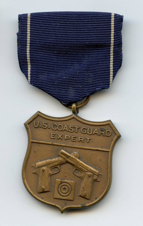 Modern Era Coast Guard Pistol Marksmanship Medal