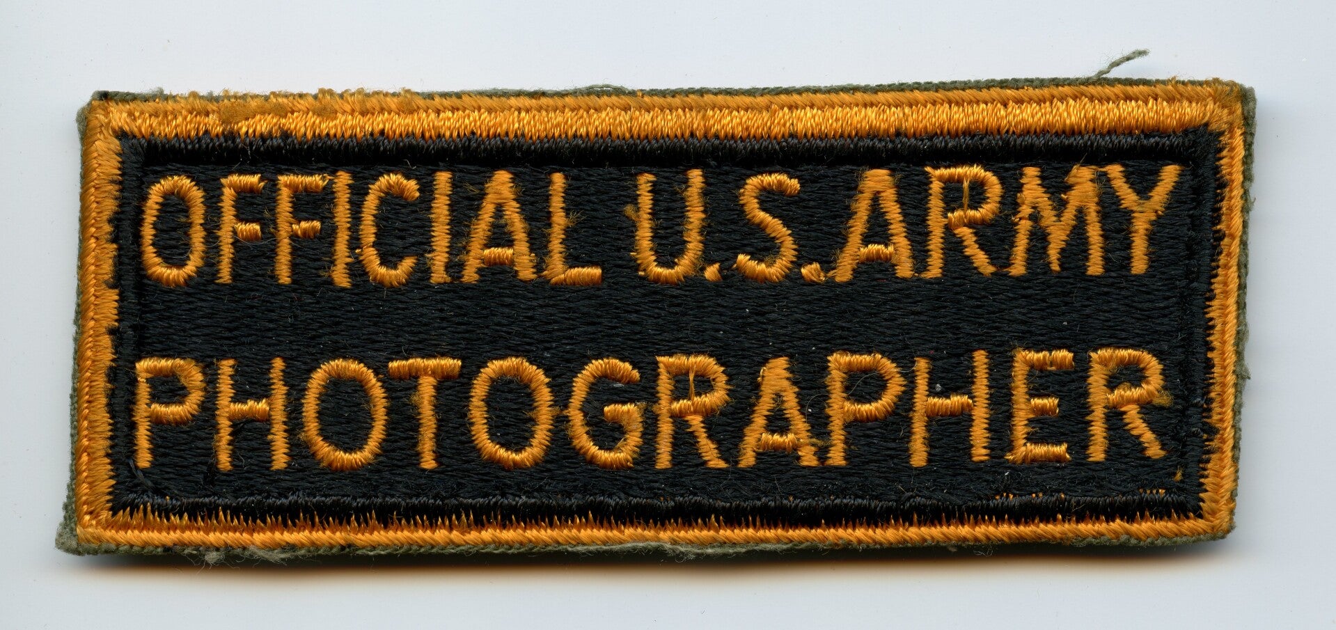 WW2 Official U.S. Army Photographer Patch