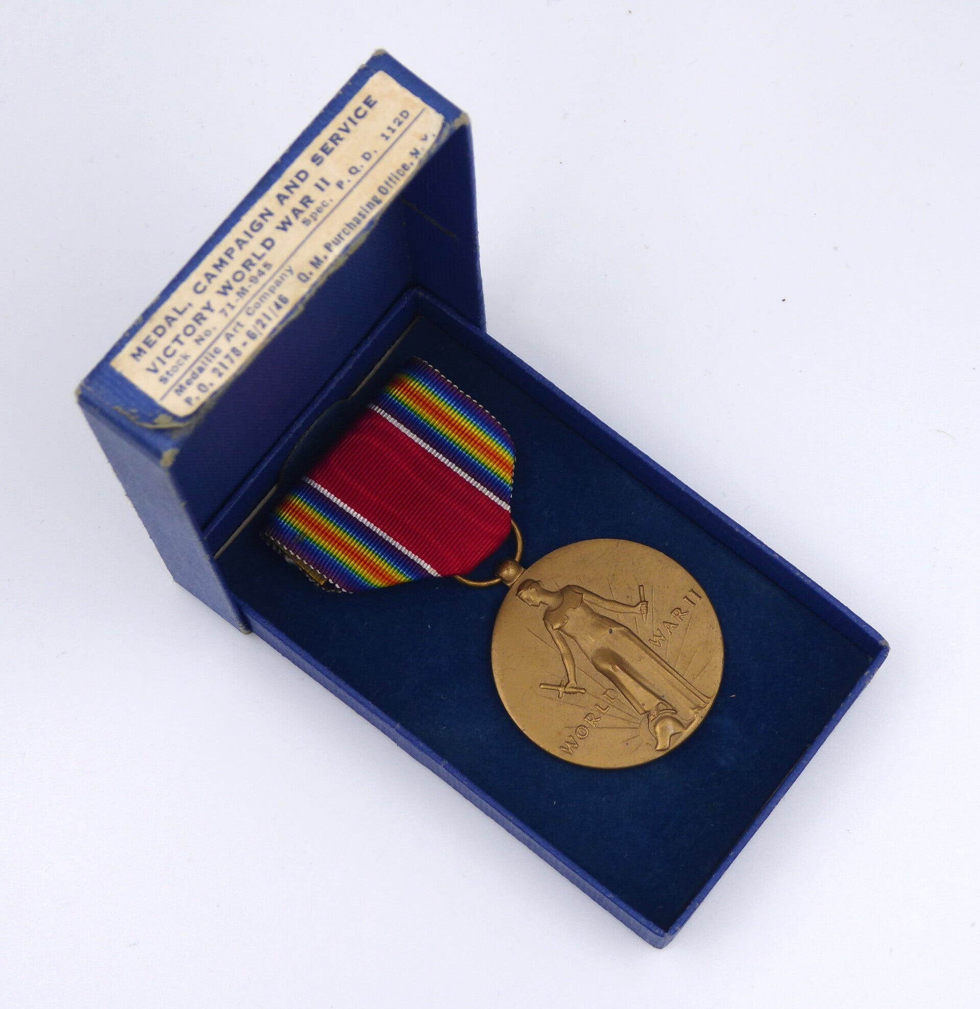 WW2 Cased Victory Medal