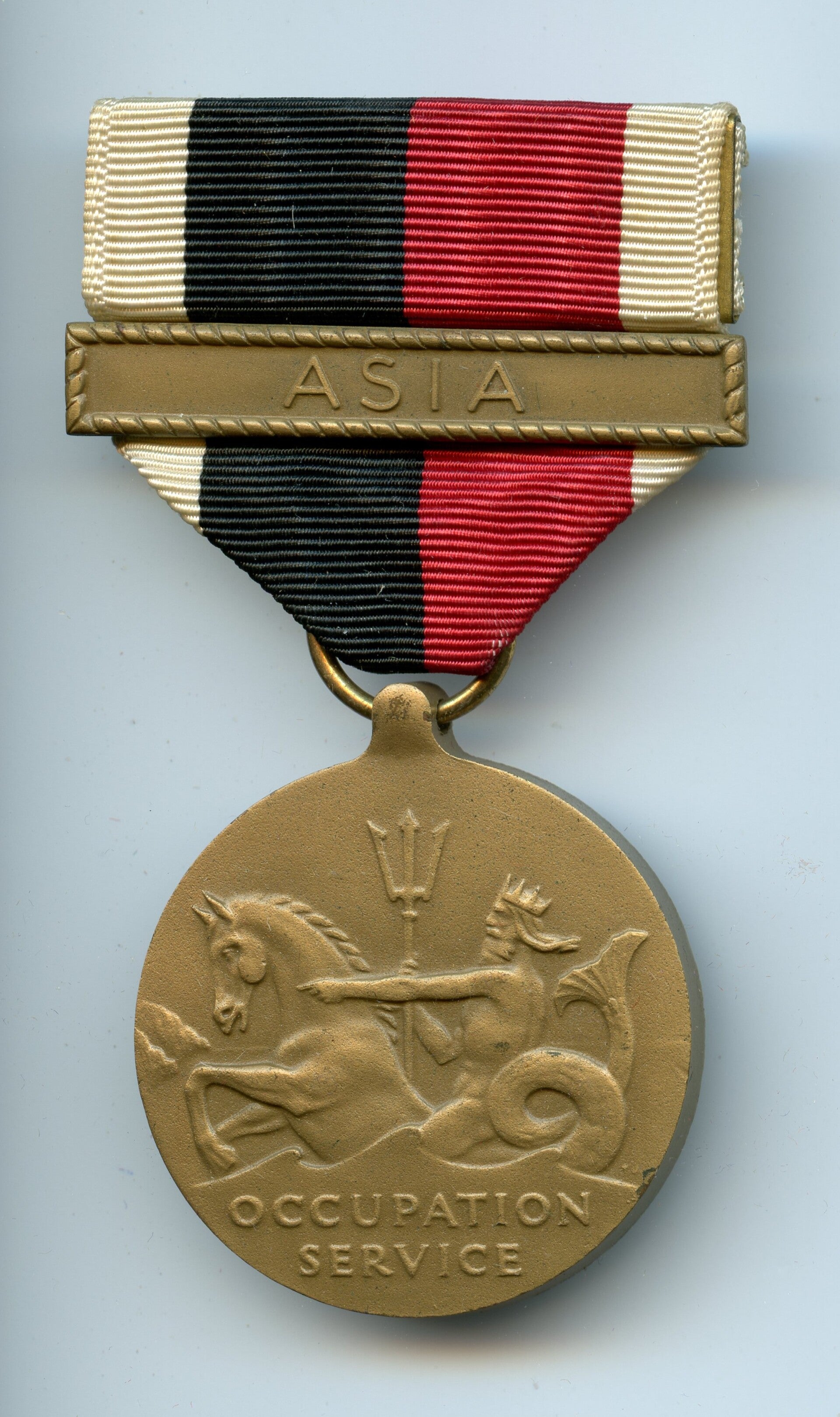 WW2 Navy Occupation Service Medal with Asia Clasp