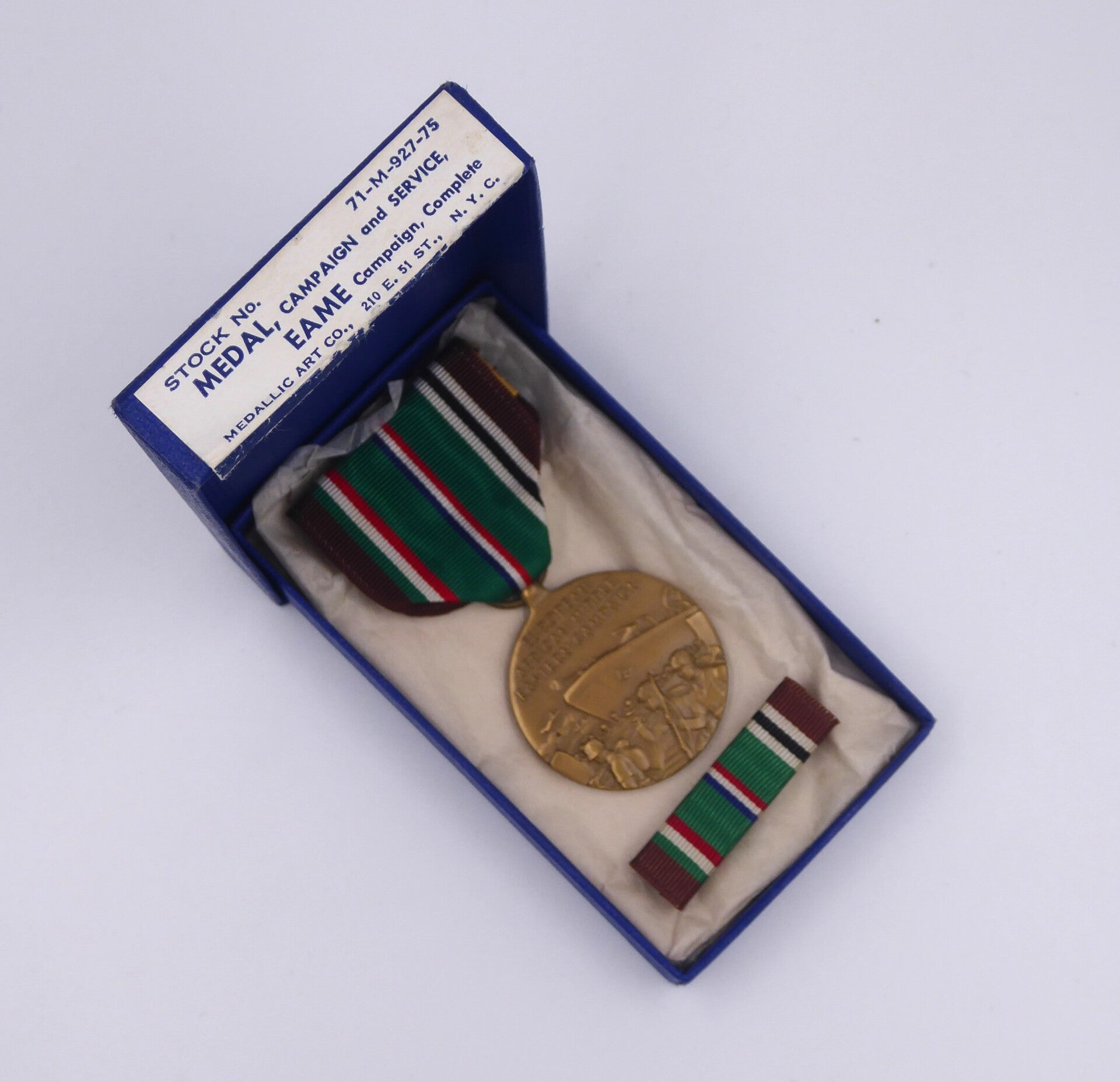 WW2 Cased European/African/Middle Eastern Campaign Medal (Medallic Art Co.)